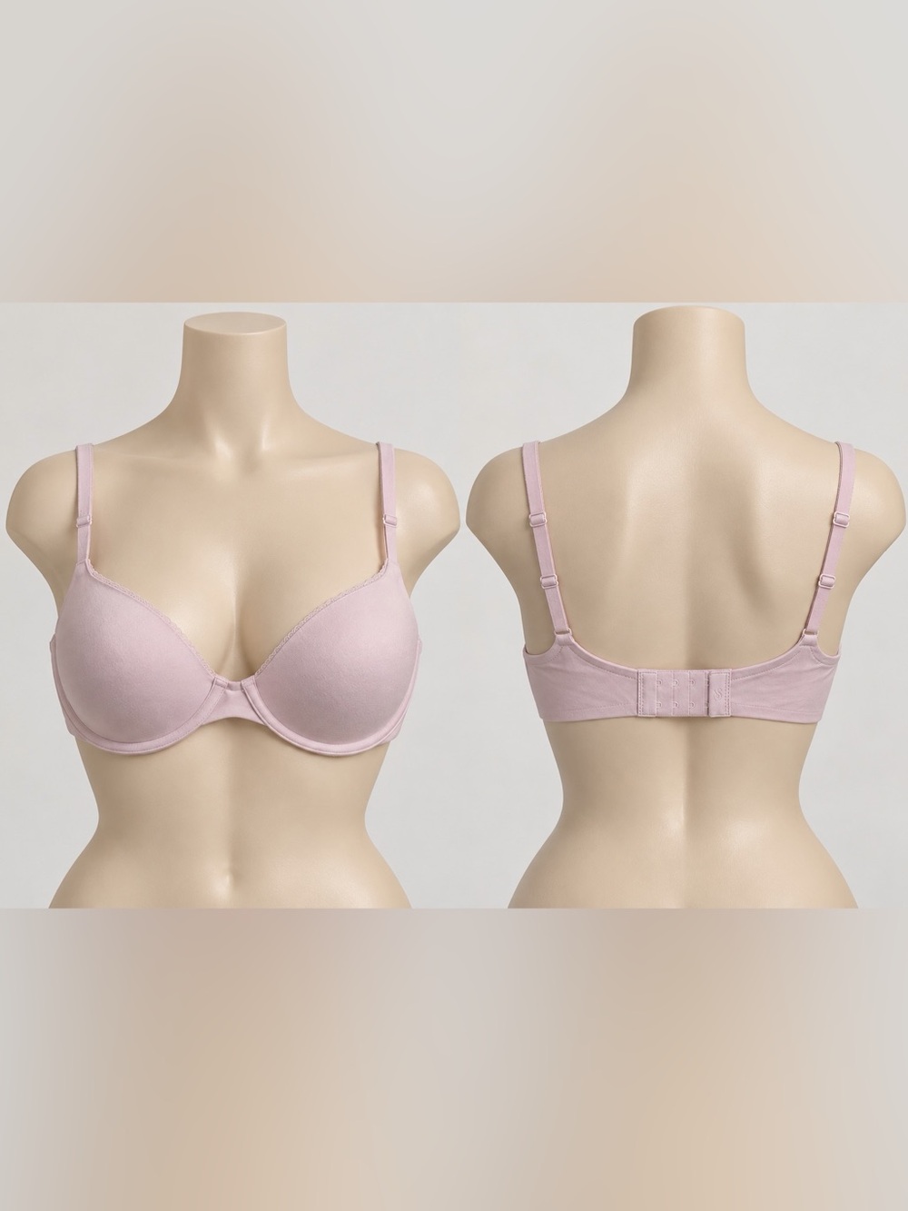 Victoria's Secret Lined Perfect Coverage Bra Pink 34DD